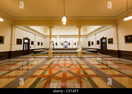 Stock und Balkon in Texas State Capitol Gebäude Austin Texas USA Stockfoto
