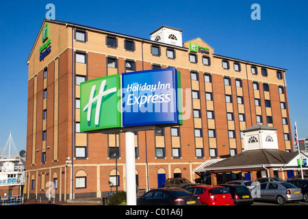 Holiday Inn Express, Salford Quays, Salford, größere Manchester, England, Vereinigtes Königreich Stockfoto