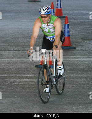 Contendor der Michelob ULTRA London Triathlon London, England - 04.08.07 Stockfoto