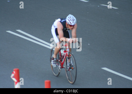 Contendor der Michelob ULTRA London Triathlon London, England - 04.08.07 Stockfoto