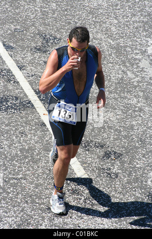 Contendor der Michelob ULTRA London Triathlon London, England - 04.08.07 Stockfoto