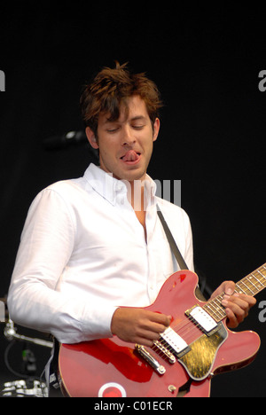 Mark Ronson beim V Festival 2007 im Hylands Park - Tag 2 Chelmsford, England - 19.08.07 Stockfoto