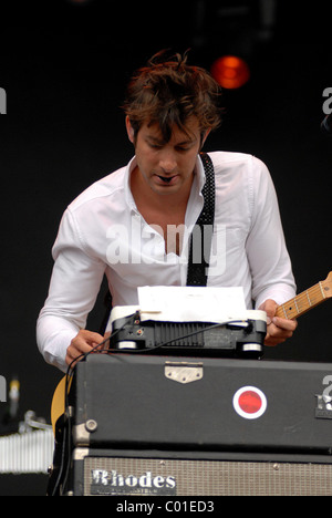 Mark Ronson beim V Festival 2007 im Hylands Park - Tag 2 Chelmsford, England - 19.08.07 Stockfoto