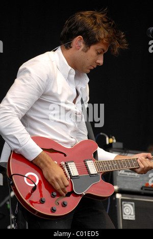 Mark Ronson beim V Festival 2007 im Hylands Park - Tag 2 Chelmsford, England - 19.08.07 Stockfoto