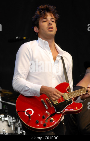 Mark Ronson beim V Festival 2007 im Hylands Park - Tag 2 Chelmsford, England - 19.08.07 Stockfoto