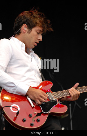 Mark Ronson beim V Festival 2007 im Hylands Park - Tag 2 Chelmsford, England - 19.08.07 Stockfoto