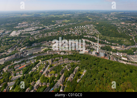 Luftaufnahme, Bayer Werk Anlage am Friedrich-Ebert-Straße, Selmaweg Straße, Bayer Schering Pharma AG Stockfoto