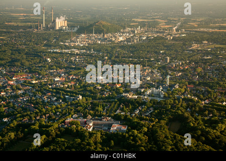 Antenne zu sehen, Buer Bezirk, Gelsenkirchen, Ruhrgebiet und Umgebung, North Rhine-Westphalia, Deutschland, Europa Stockfoto