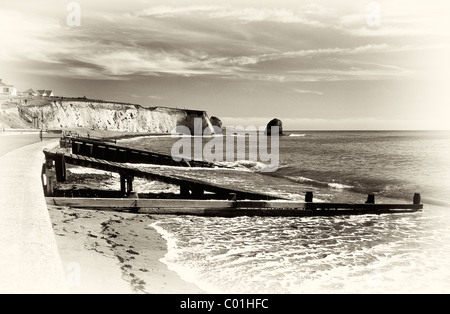 Süßwasser Bucht Insel des weißen Hampshire UK Stockfoto