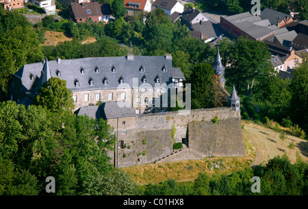 Luftbild, Schloss Hohenlimburg Schloss, Hagen, Ruhrgebiet und Umgebung, Nordrhein-Westfalen, Deutschland, Europa Stockfoto