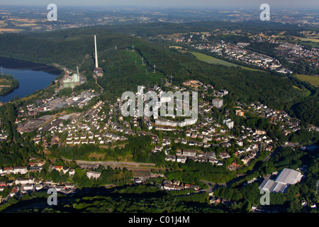 Antenne zu sehen, Herdecke, Ruhrgebiet und Umgebung, Nordrhein-Westfalen, Deutschland, Europa Stockfoto