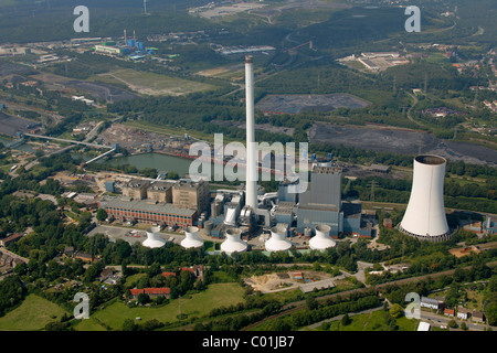 Luftbild, STEAG-Kraftwerk, Herne, Ruhr und Umgebung, Nordrhein-Westfalen, Deutschland, Europa Stockfoto