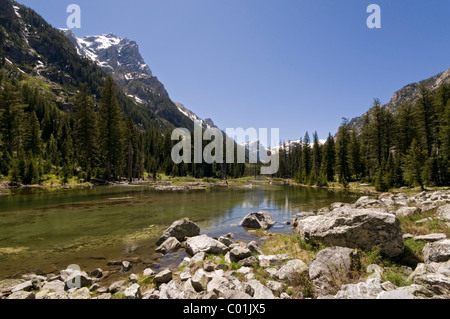 Cascade Creek, Cascade Canyon, Grand-Teton-Nationalpark, Wyoming, USA, Amerika Stockfoto