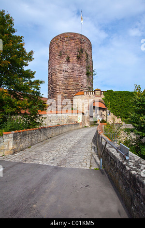 Burg Saaleck in der Nähe von Hammelburg, untere Franken, Bayern, Deutschland, Europa Stockfoto