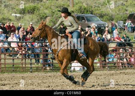 Rodeo, Gardiner, Montana, USA, Nordamerika Stockfoto