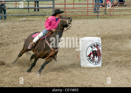 Rodeo, Gardiner, Montana, USA, Nordamerika Stockfoto