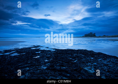 Götterdämmerung in Bamburgh Stockfoto