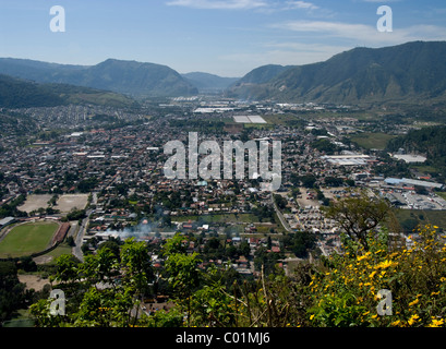 Guatemala. Amatitlán Stadt. Stockfoto