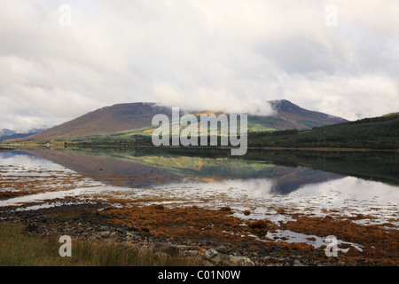 Blick auf den schottischen Bergen in der Nähe von Fort William Stockfoto