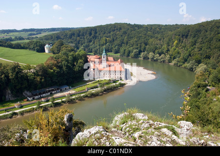 Kloster Weltenburg an der Donau in der Nähe von Kelheim, Bayern, Deutschland, Europa Stockfoto