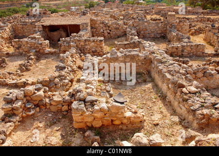 Die griechische archäologische Stätte des antiken Aegina, Kolna, griechische Saronischen Inseln Stockfoto