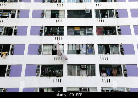 Fassade des ein Wolkenkratzer, Hong Kong, China, Asien Stockfoto