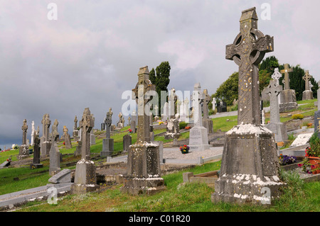 Irischen Friedhof in Birr, County Offaly, Midlands, Republik Irland, Europa Stockfoto