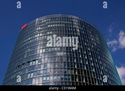 Turm der DB Deutsche Bahn, Deutsche Bahn, am Potsdamer Platz, Berlin, Deutschland, Europa Stockfoto