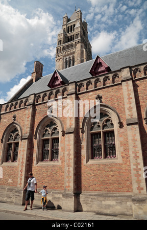 St.-Salvator-Kathedrale in Brügge (Brugge), Belgien. Stockfoto