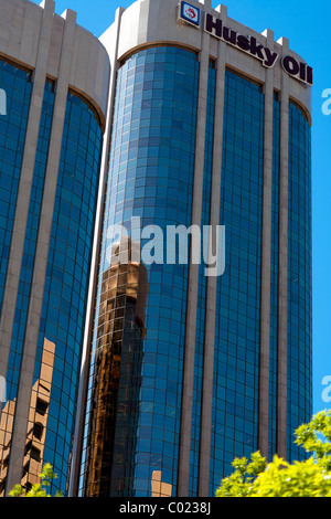 Wolkenkratzer, Husky Oil Company in Calgary angehören. Juni 2010 Stockfoto