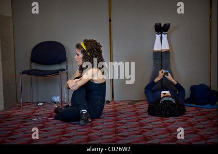 Irish Dancing Weltmeisterschaften 2010 in der Glasgow royal Concert Hall. Stockfoto