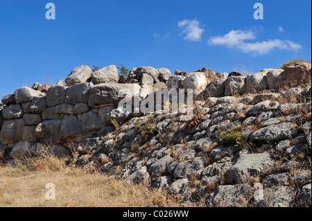 Galcis und Wand nahe dem Löwentor, Boğazköy, Türkei 101003 38667 Stockfoto