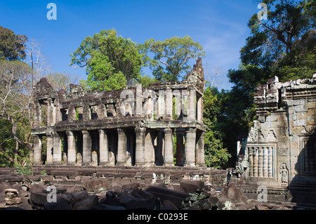 Preah Khan Tempel, Tempel von Angkor, Siem Reap, Kambodscha, Indochina, Südost-Asien Stockfoto