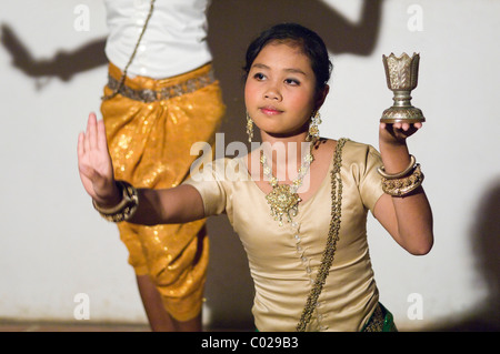 Apsara Tänzerin, Siem Reap, Kambodscha, Indochina, Südost-Asien Stockfoto