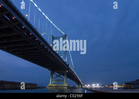 Benjamin Franklin Bridge, Philadelphia, Pennsylvania, USA Stockfoto