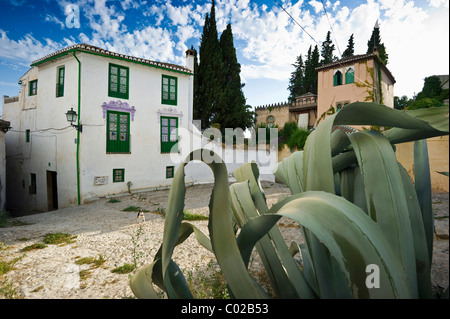 Albaicín Viertel, Granada, Andalusien, Spanien, Europa Stockfoto