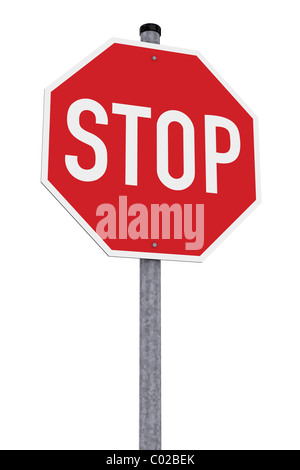 Stop-Schild Stockfoto