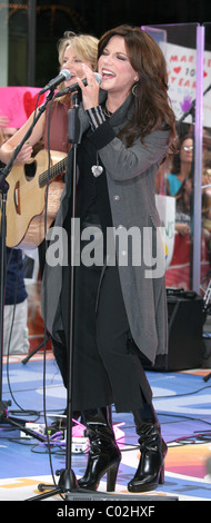 Martina McBride erklingt in "The heute Show 2007 Summer Concert Series" auf NBC statt am Rockefeller Plaza New York City, Stockfoto