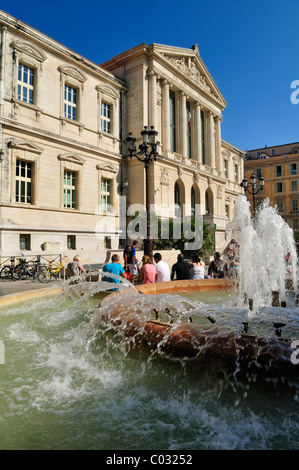 Palais de Justice, Place du Palais, Nizza, Nizza, Côte d ' Azur, Alpes Maritimes, Provence, Frankreich, Europa Stockfoto