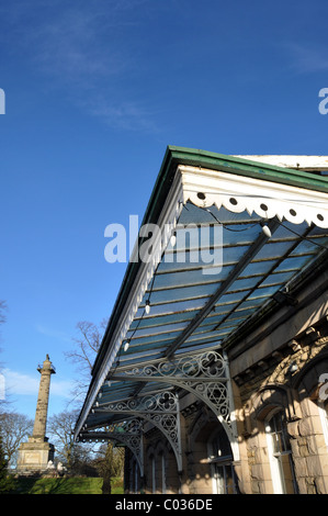 Alnwick Bahnhof Tauschhandel Bücher Northumberland Stockfoto