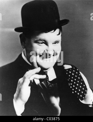 OLIVER HARDY (1892 – 1957) US-Komiker und die tubby Hälfte des Duos Laurel und Hardy Film Stockfoto