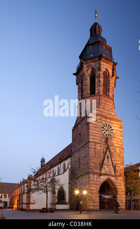 Stiftskirche, Landau in der Pfalz, südliche Wein Route, Rheinland-Pfalz, Deutschland, Europa Stockfoto