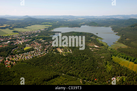 Luftaufnahme, Liberec, Tschechische Republik, Europa Stockfoto