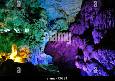 Hang Dau Go, versteckte Holz Höhle, Halong Bucht, Vietnam, Südostasien Stockfoto