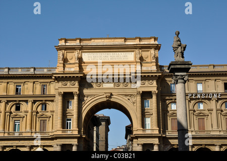 Piazza della Repubblica, Florenz, Italien, Europa Stockfoto