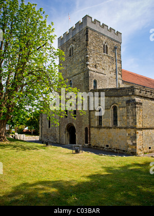 St. Peterskirche im Zentrum von Petersfield hampshire Stockfoto