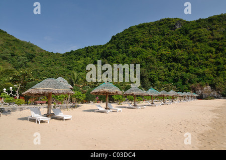 Strand, Cat Ba, Halong Bucht, Vietnam, Südostasien Stockfoto