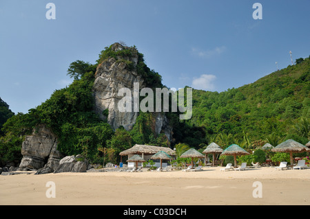 Strand, Cat Ba, Halong Bucht, Vietnam, Südostasien Stockfoto