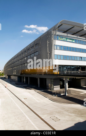 ZOB Zentraler Omnisbusbahnhof, zentralen Busbahnhof, verliehen von der Bayerischen Architektenkammer 2010, München, Bayern Stockfoto