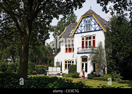 Villa an der Seissingle Street, Middelburg, Halbinsel Walcheren, der Provinz Zeeland, Holland, Benelux, Europa Stockfoto